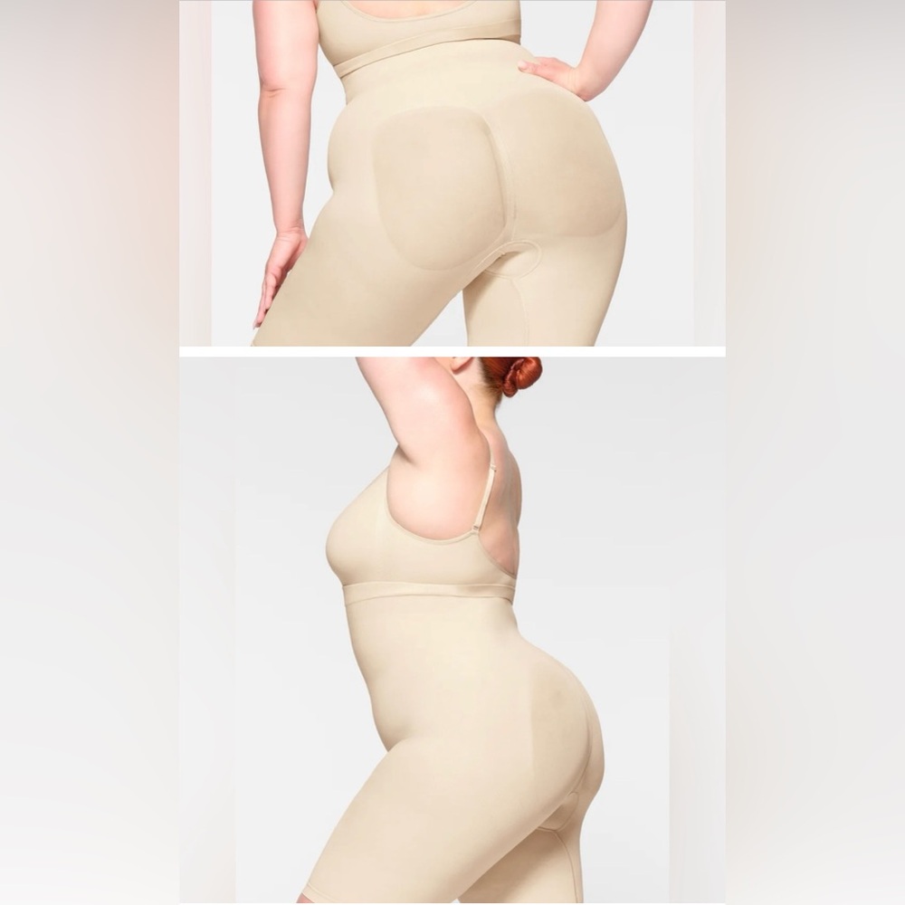 NWOT Skims Sculpting High Waisted Shorts Sand Color Size 3xL